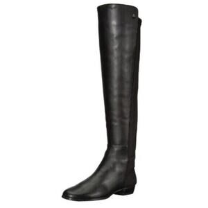 Vince Camuto NWOB Women's Karita Leather Over The Knee Riding Boot Black Size6 6